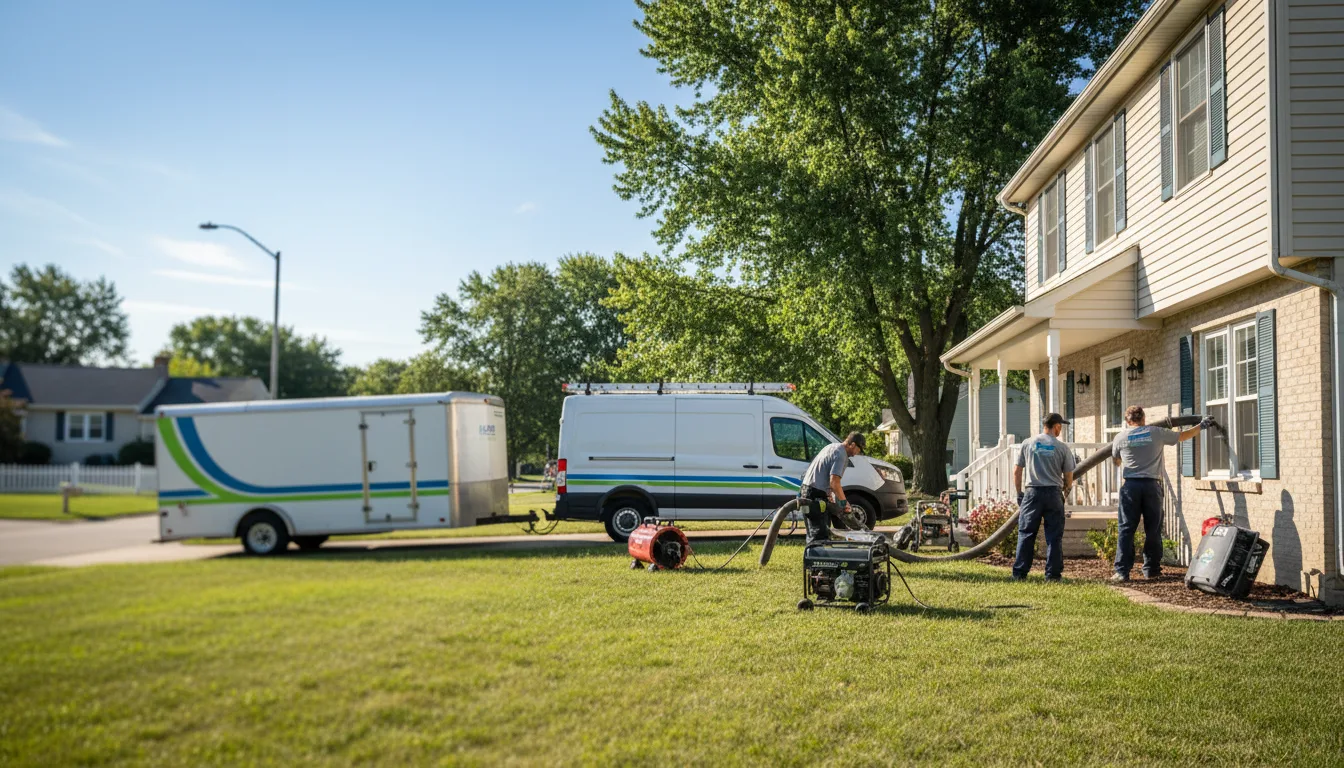 Flooded Basement Restoration And Cleanup With Repair in Loraine, IL near me